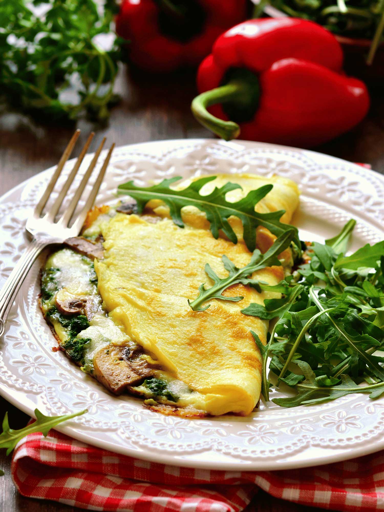 Mushroom And Spinach Frittata Recipe: A Healthy Dinner Option – Fitness ...