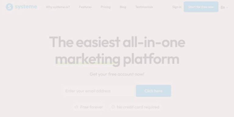 Systeme.io Online Course Platform