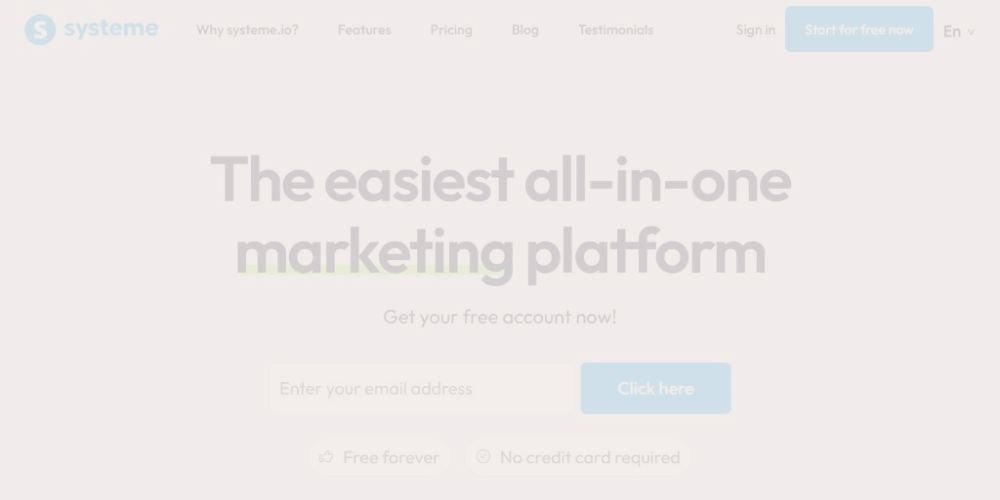 Systeme.io Online Course Platform