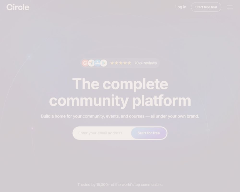 Circle Online Course Platform