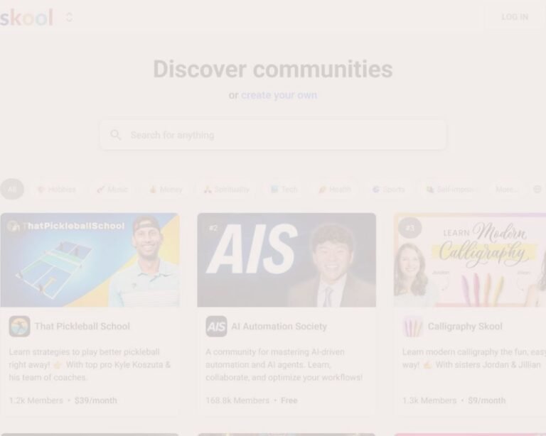 Skool Online Course Platform