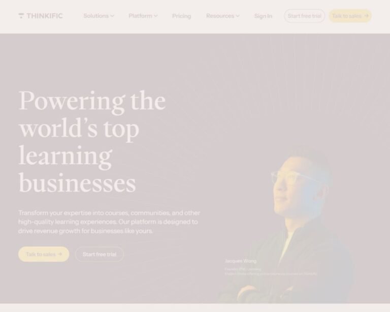 Thinkific Online Course Platform